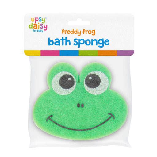 Upsy Daisy Freddy Frog Shaped Bath Sponge