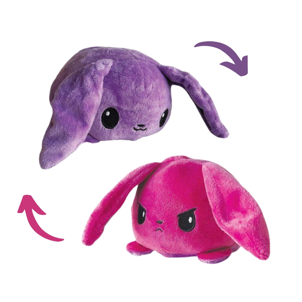 Moody Pets Reversible Soft Plush Animal Toy