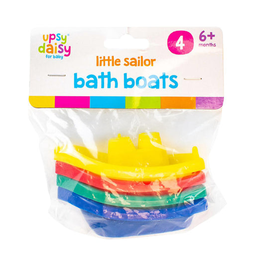 Upsy Daisy Little Sailor Bath Boats Toy 4pk