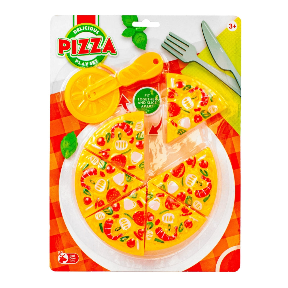 Pizza Slicing Food Play Set