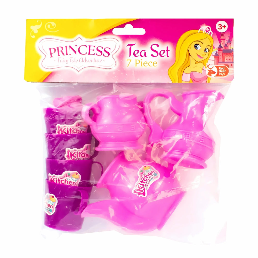 Fairytale Adventure Princess Tea Set 7pc Playset