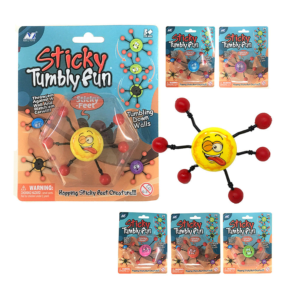 Sticky Tumbly Fun Window Wall Walker Toys for a Pound