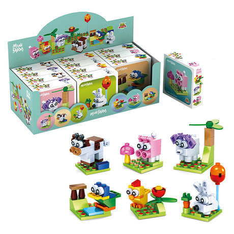 Mini Farm Animal Buildable Brick Kit