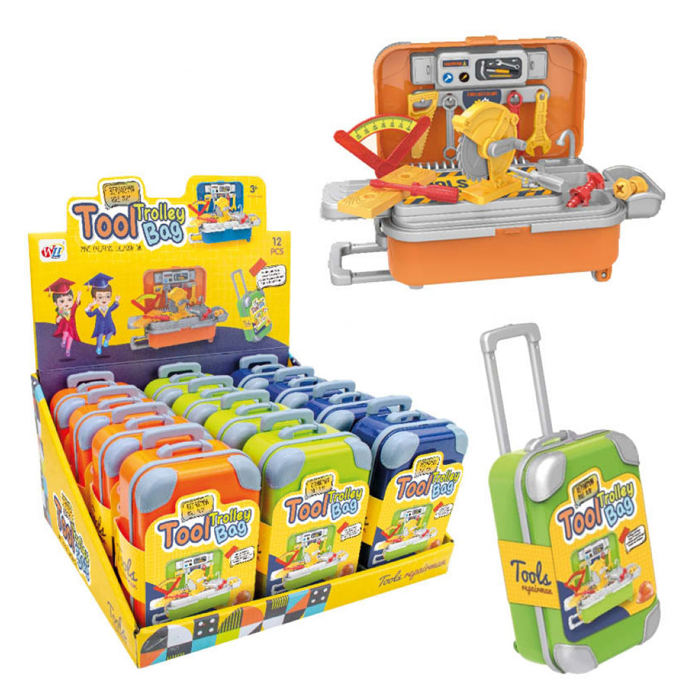 Tool Trolley Bag Suitcase Play Set