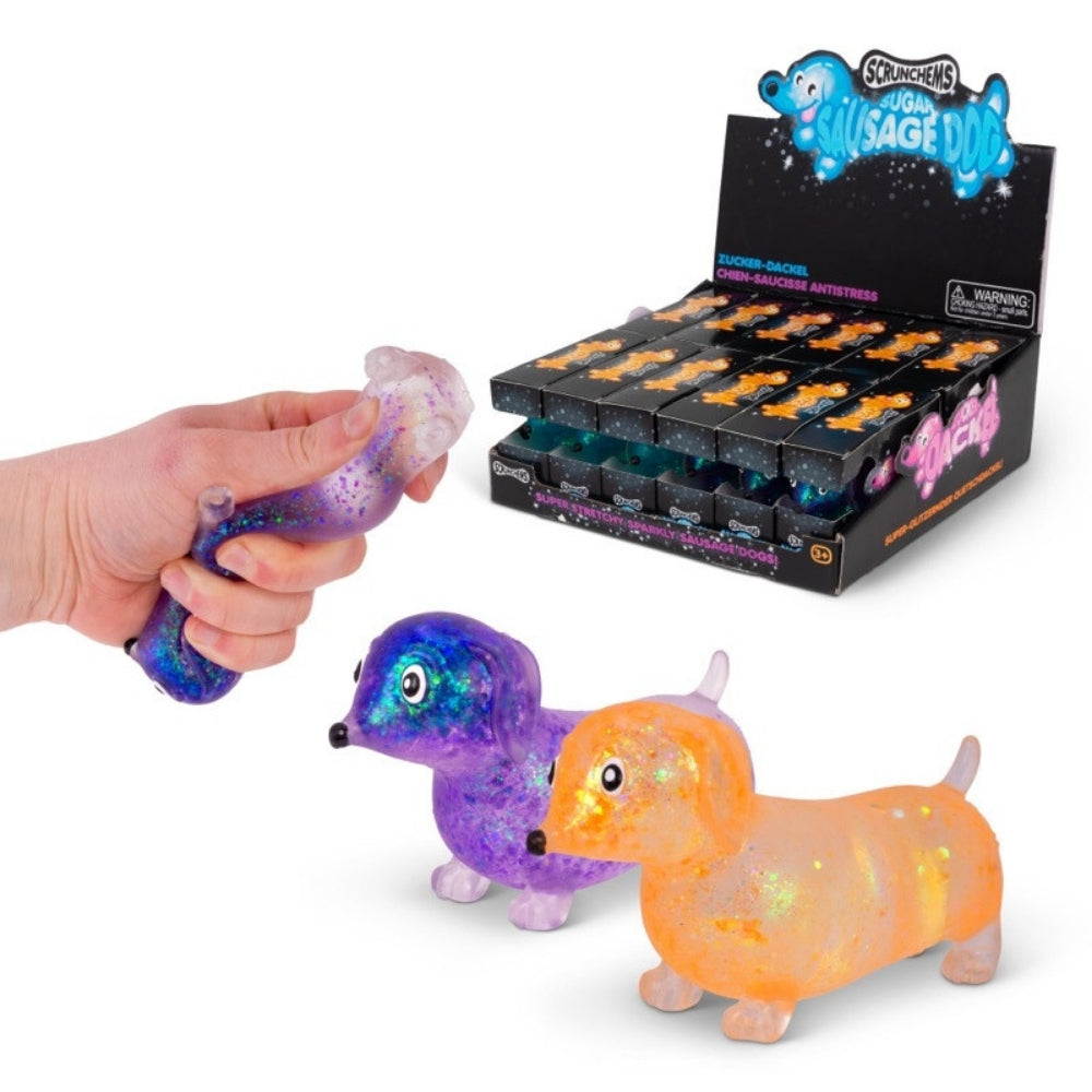 Scrunchems Sugar Sausage Dog Fidget Sensory Toy