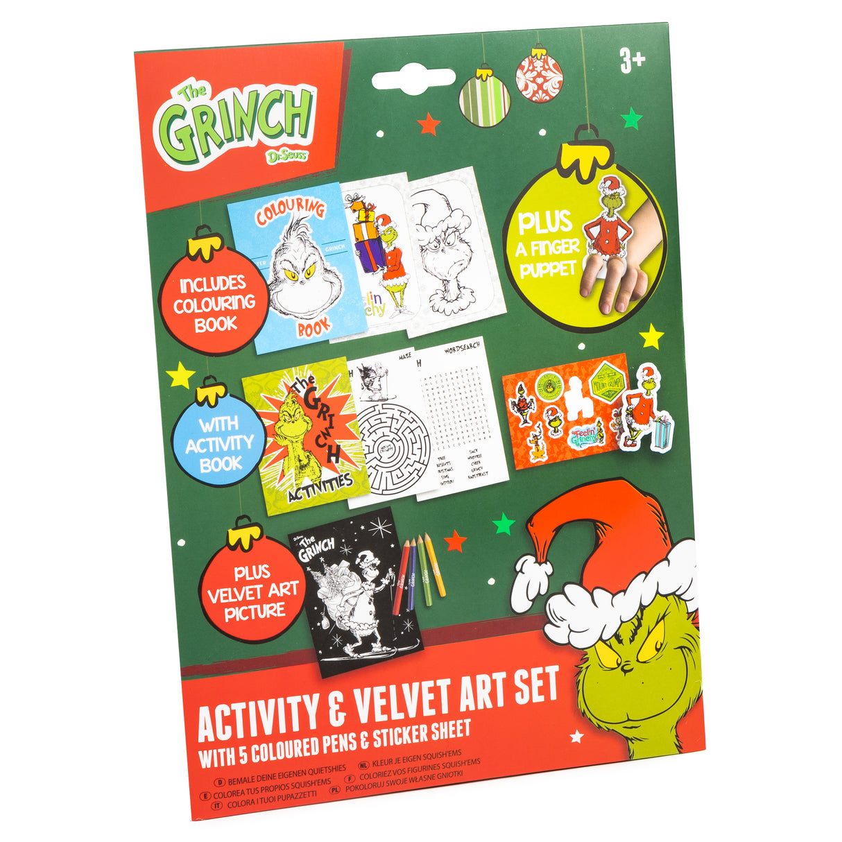 The Grinch Christmas Festive Activity Pack