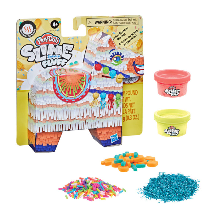 Play-Doh Slime Feathery Fluff Llama With 2 Pots & Mix-Ins