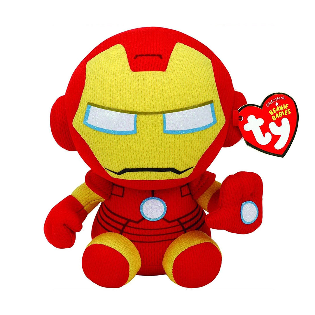 TY Beanie Babies Marvel Iron Man 6" Soft Plush Toy