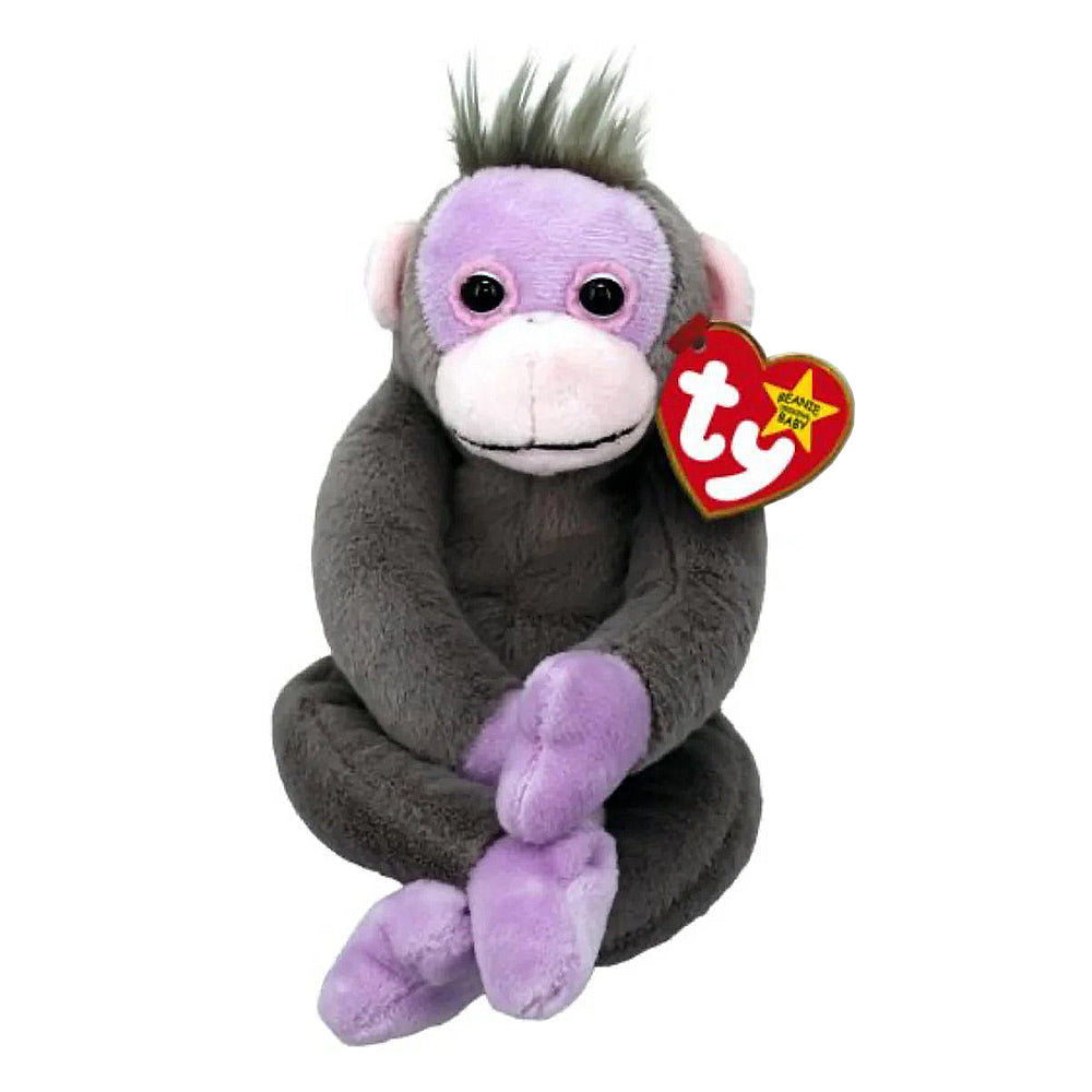 TY Original Beanie Babies 15cm Soft Plush Toy - Bananas Orangutan II