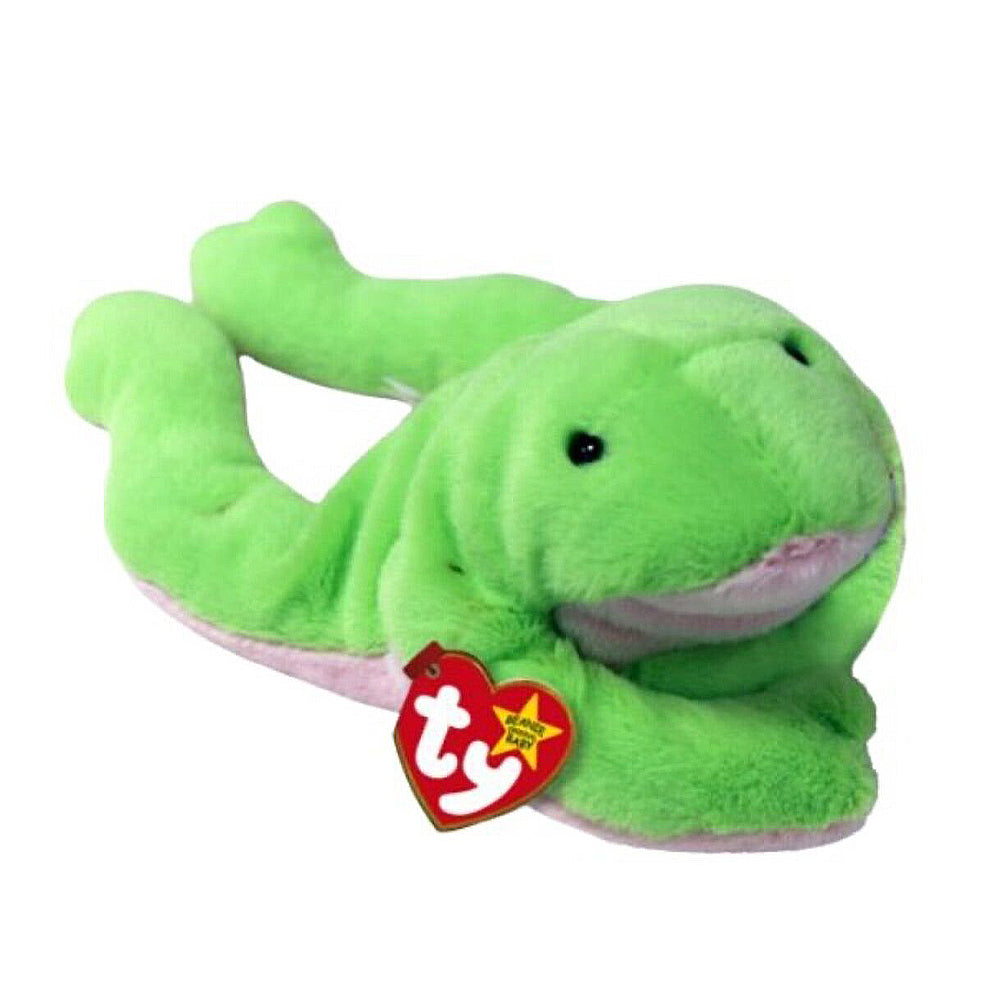 TY Original Beanie Babies 15cm Soft Plush Toy - Legs Frog II