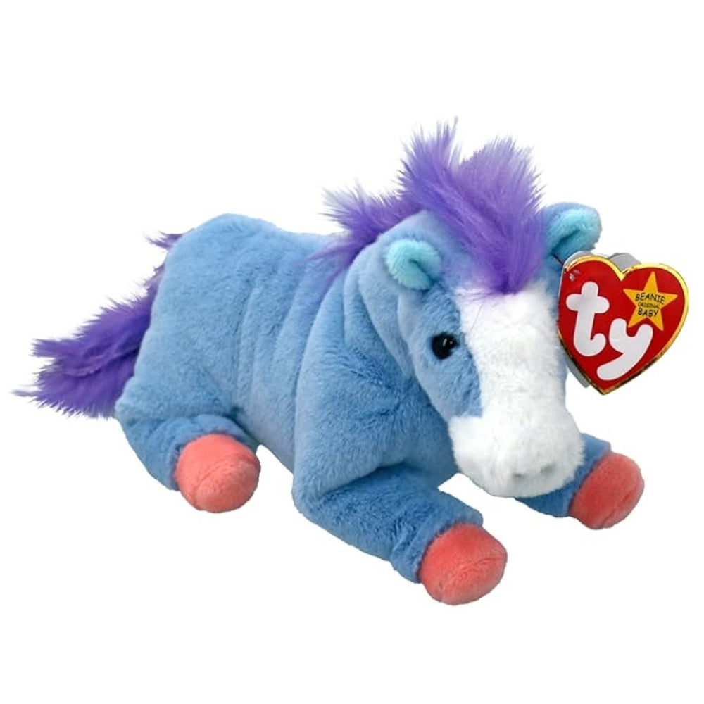 TY Original Beanie Babies 15cm Soft Plush Toy - Clementine Horse II