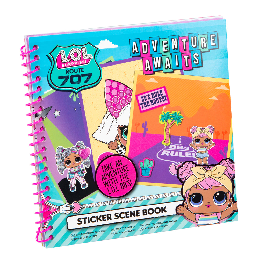 LOL Surprise Adventure Awaits Sticker Scene Book