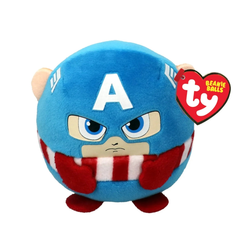 TY Marvel Beanie Ball Puffie - Captain America