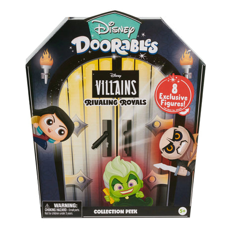 Disney Doorables Villains Rivalling Royals Collection Peek Mystery Figure 8pk