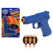 Police Handgun & PVC Darts Roleplay Play Set Toy