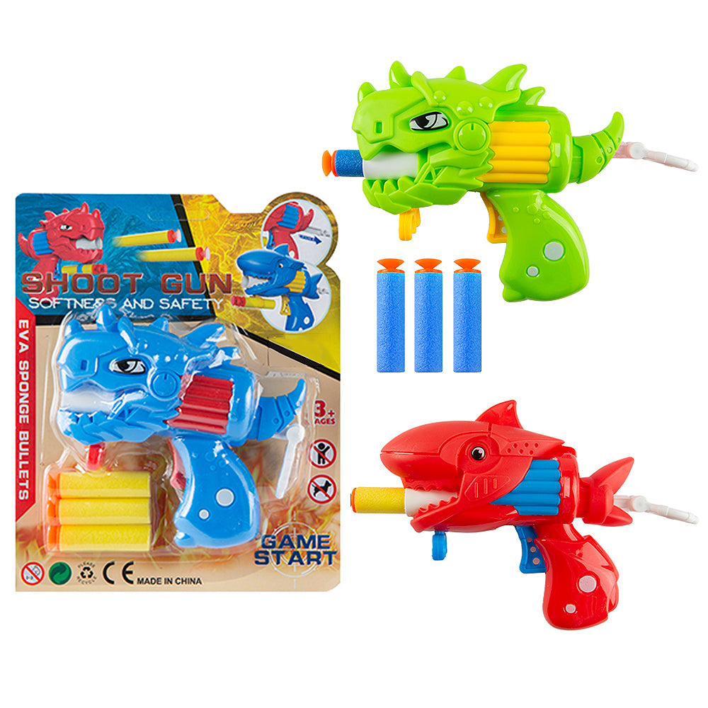 Dinosaur Soft Dart Blaster Toy