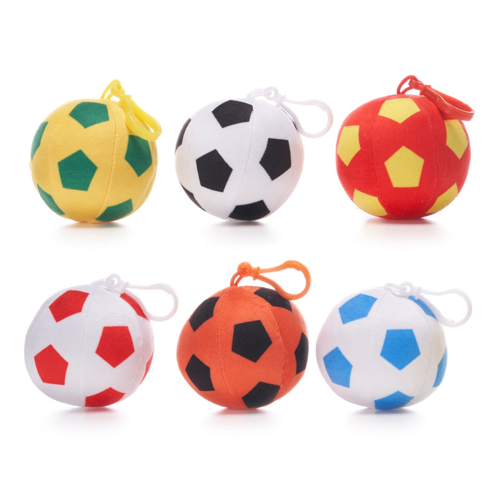 Soft Plush Mini 3" Football Bag Clip