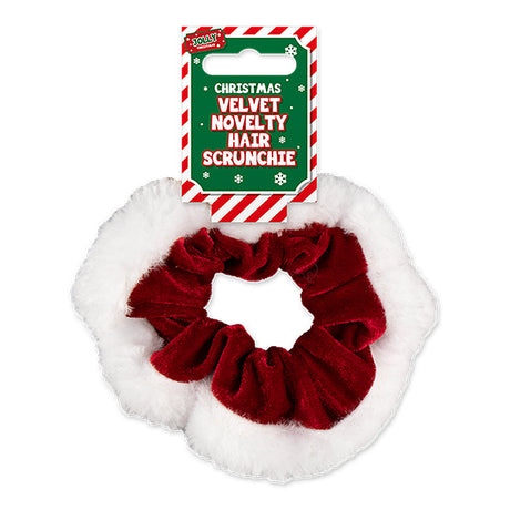 Christmas Velvet Novelty Hair Scrunchie