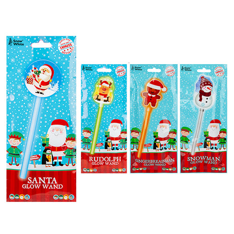 Christmas Character 8" Glow Wand