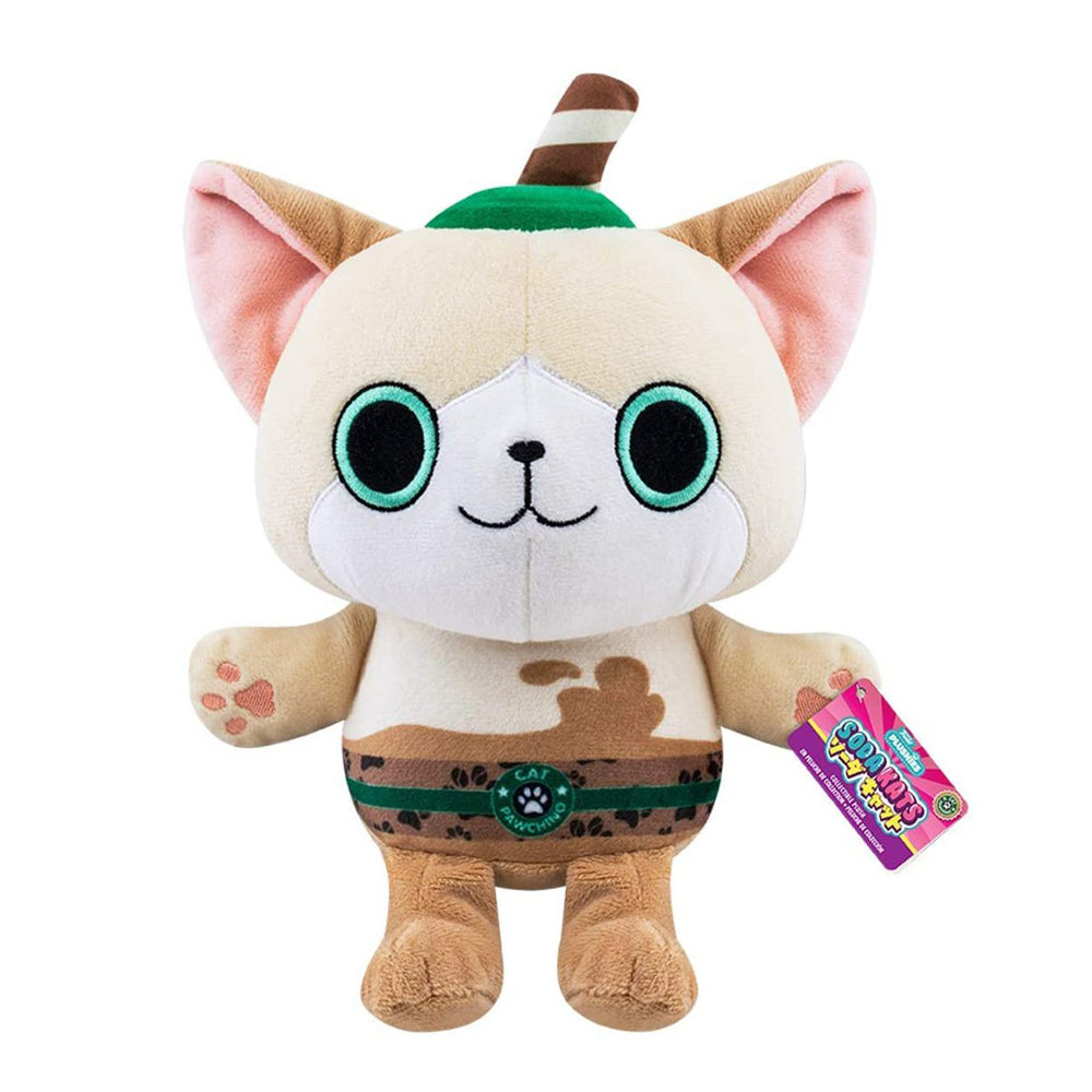 Funko Plushies Soda Kats Pawchino Collectible 8" Soft Toy