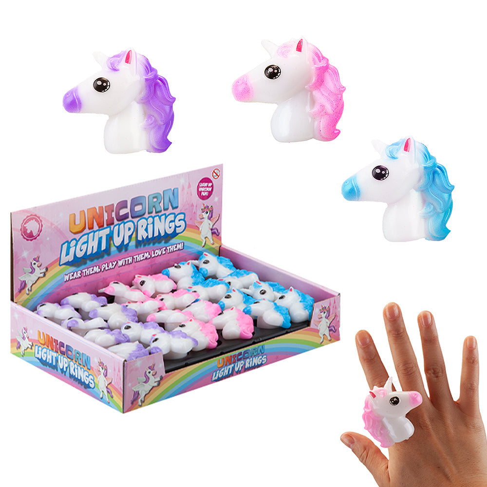 Unicorn Shaped Light Up Ring