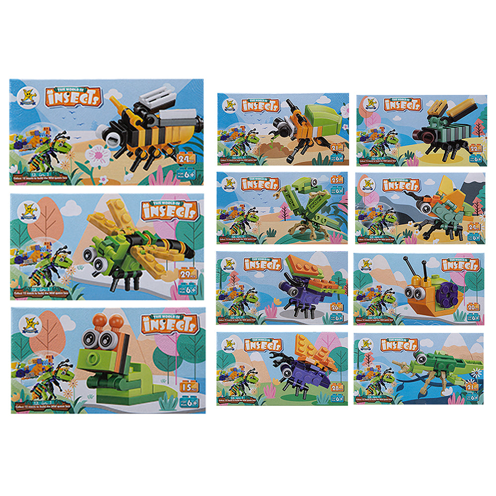 Make Your Own Insect Mini Building Blocks Pack