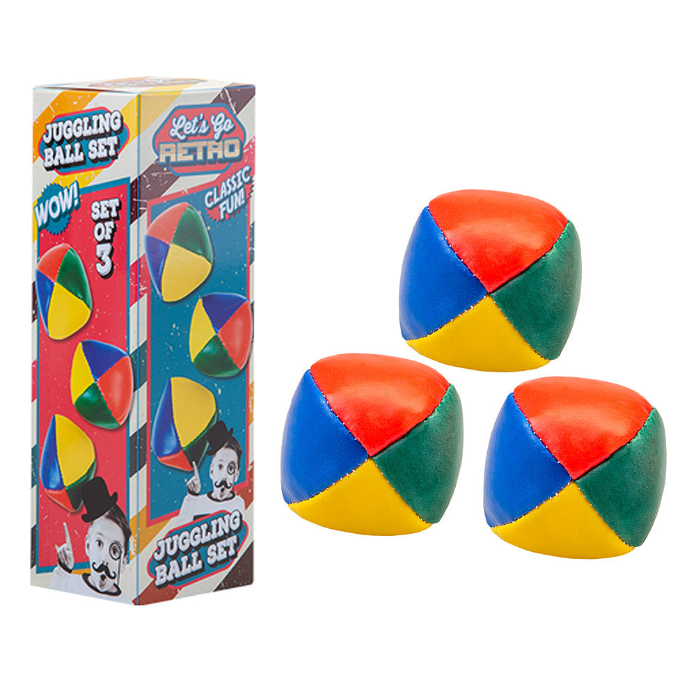 Circus Juggling Balls Retro Toy 3pk