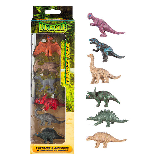 Dinosaur Mini Dino Figures 6pc Play Set
