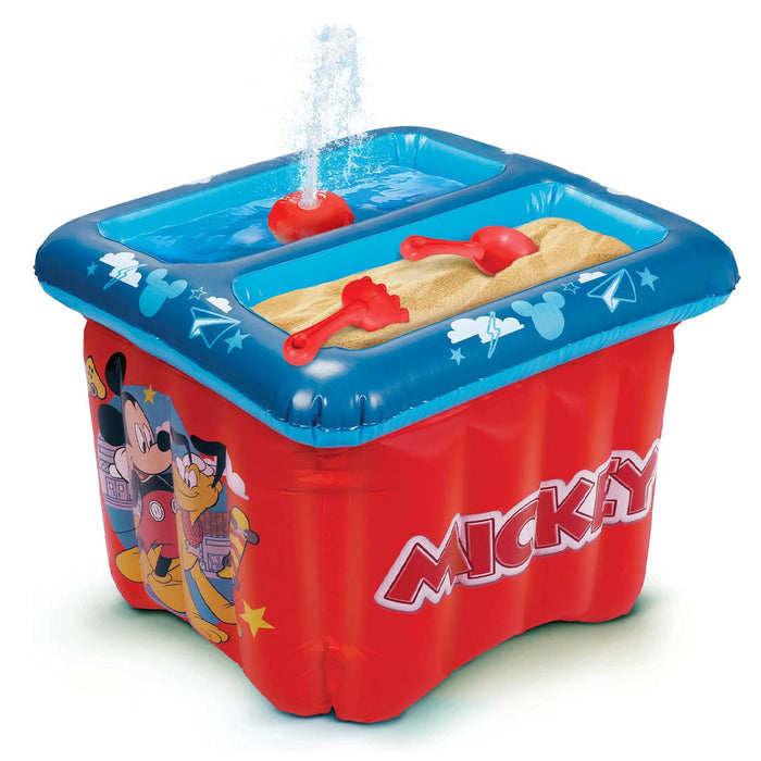 Disney Junior Mickey Mouse Inflatable Sand & Water 2-In-1 Table Play Set