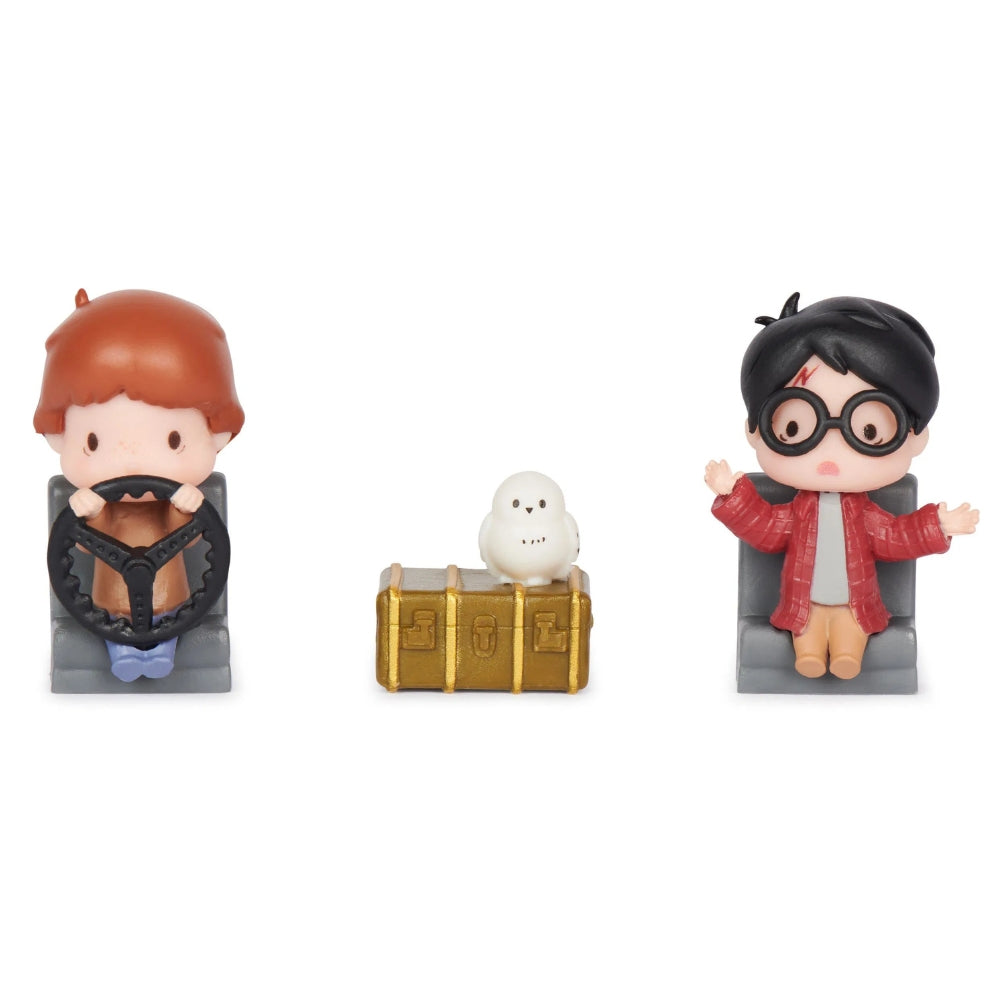 Harry Potter Micro Magical Moments Year 2 Ron Hedwig Harry 3 Figure Pack