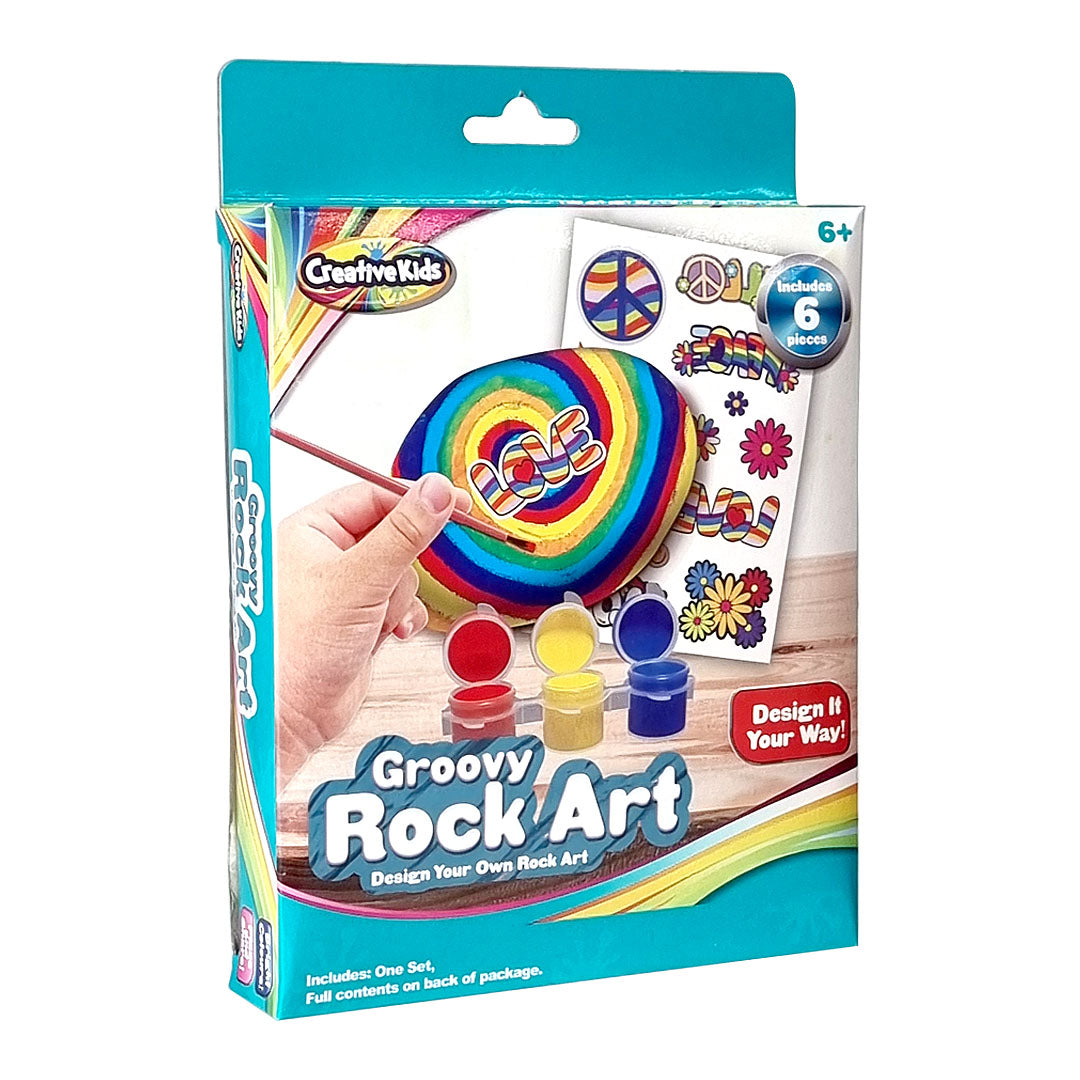 Groovy Geode Paint Your Own Rock Art Craft Kit