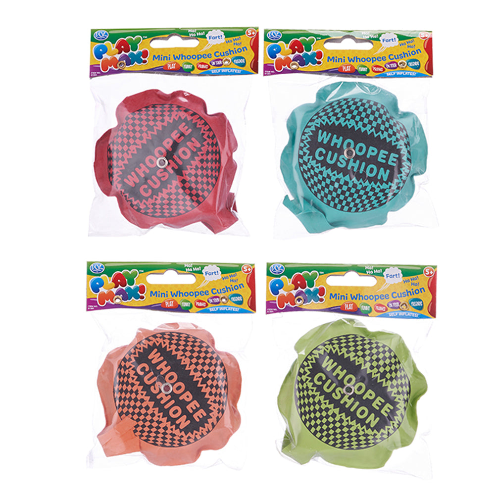 PlayMax Mini 10cm Self Inflating Whoopee Cushion