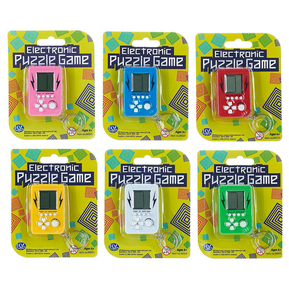 Pocket Electronic Puzzle Game Retro Novelty Keyring