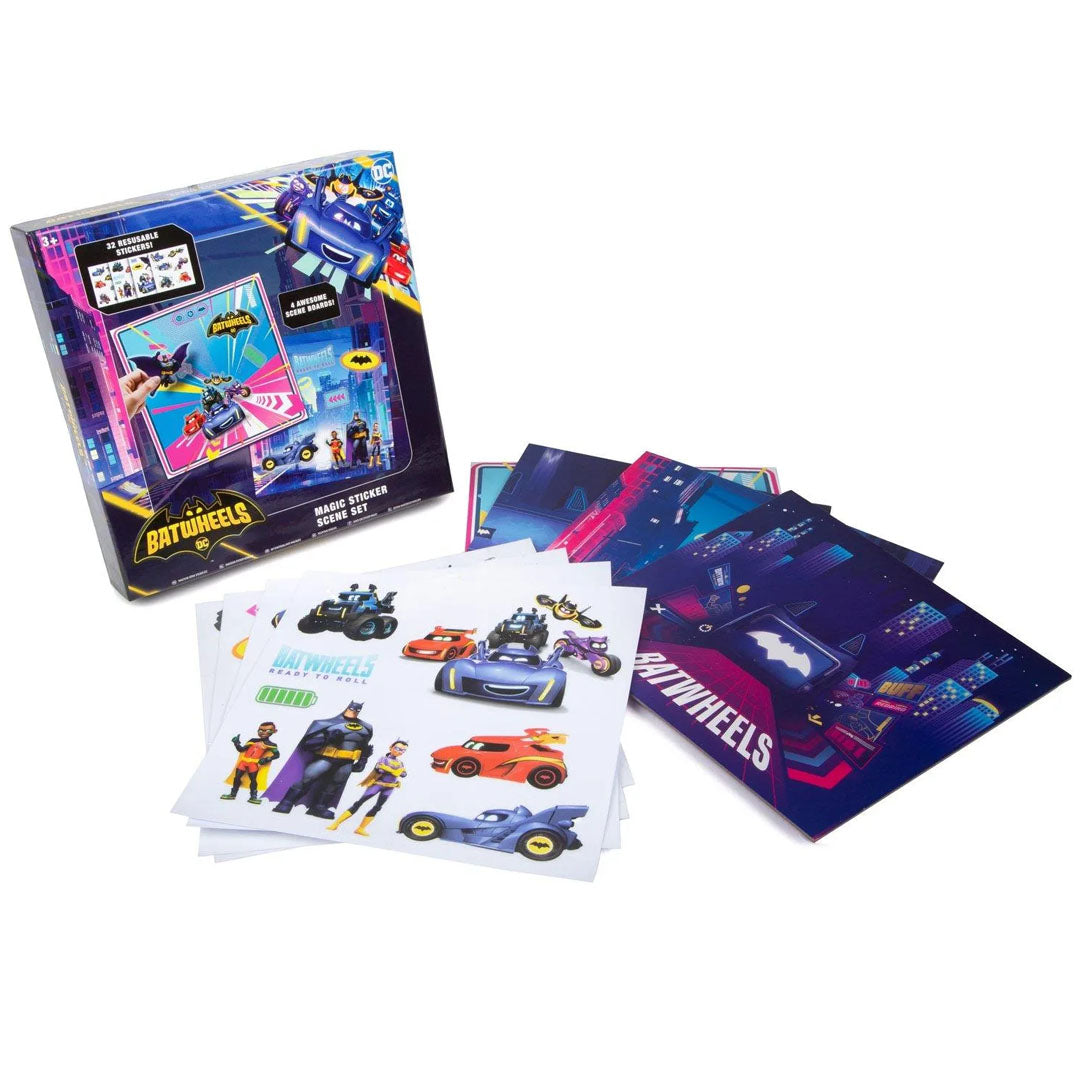 DC Batman Batwheels Magic Sticker Scene Set