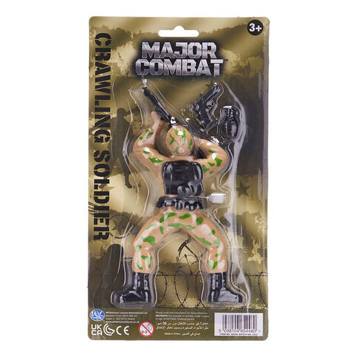 Major Combat Wind-Up Crawling Soldier Action Figure Toy