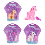 Princess Sparkle Pony & Brush Mini Figure