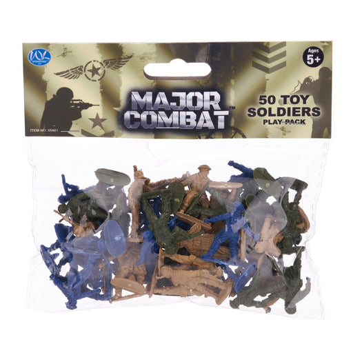 Major Combat Toy Soldiers Figures 50pk