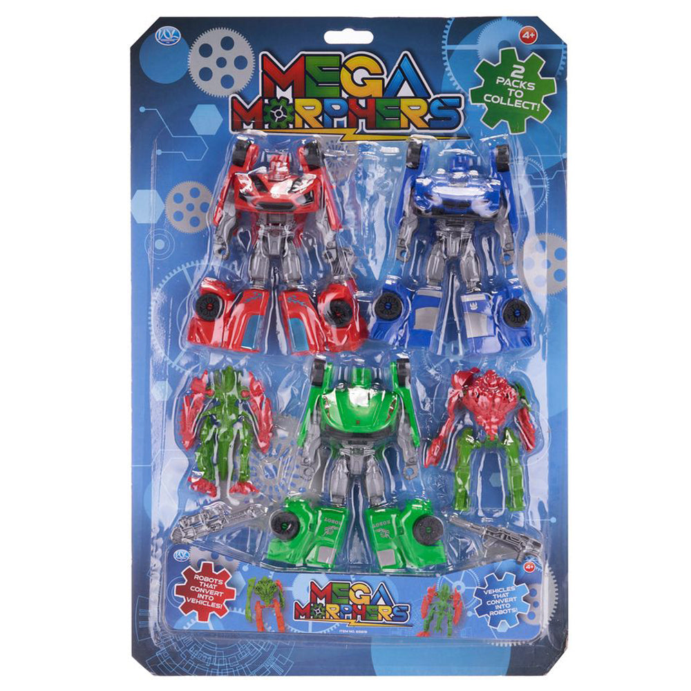 Mega Morphers Transforming Action Figure Play Set