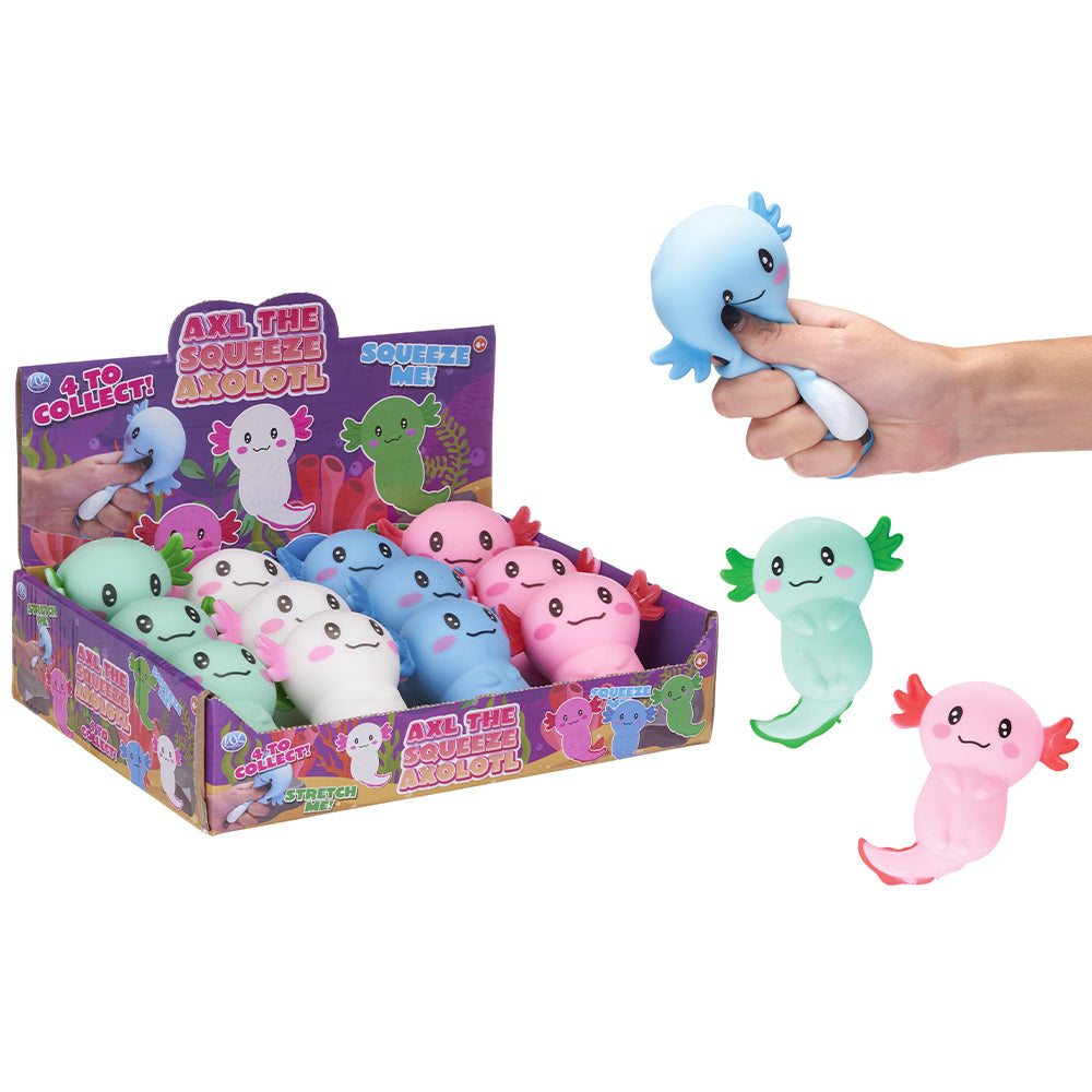 Axl The Squeeze Axolotl Squeezy Fidget Sensory Toy