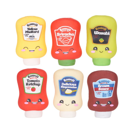 Kawaii Squeeze Sauce 10cm Collectible Squeezy Fidget Sensory Toy