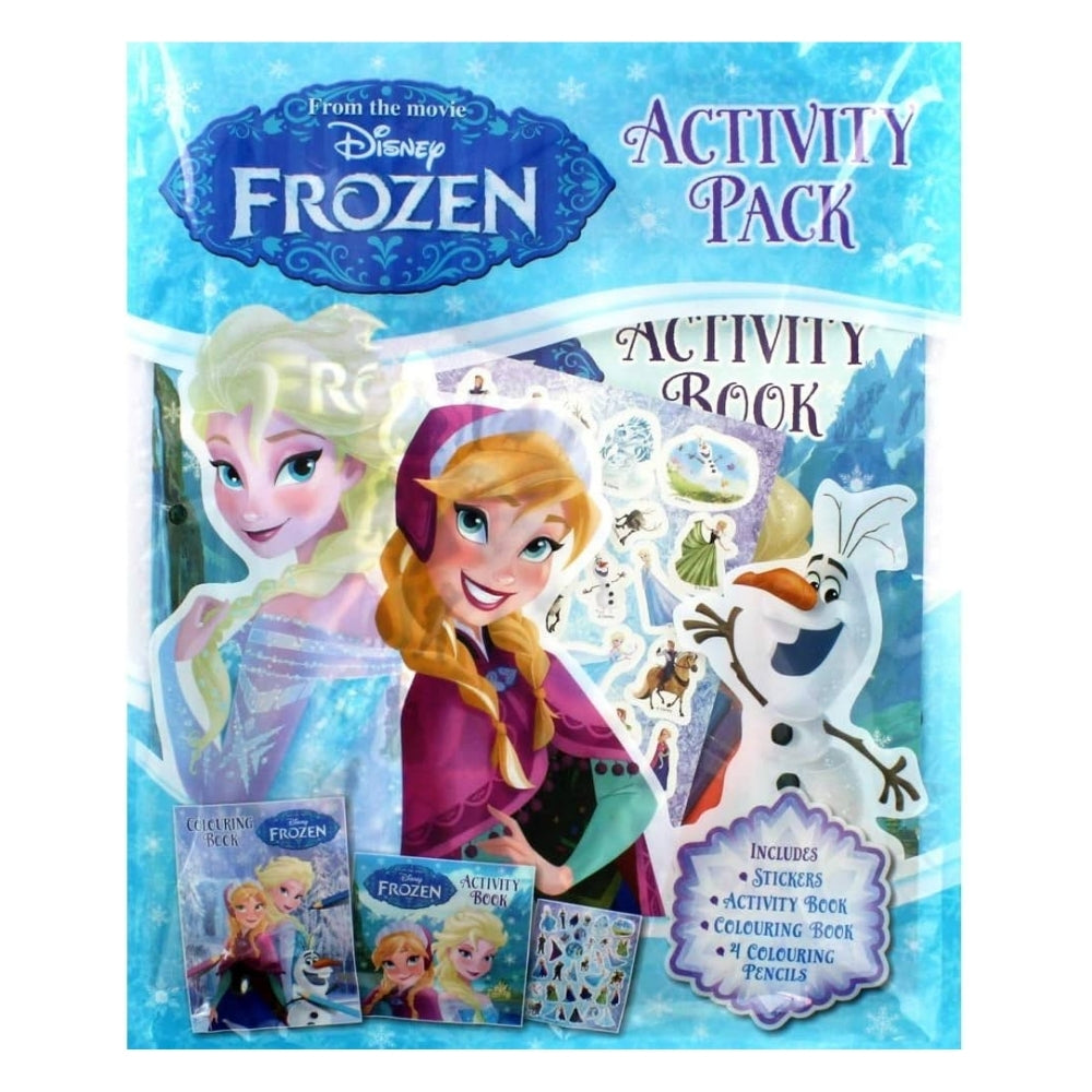 Disney Frozen Activity Pack With Stickers & Pencils