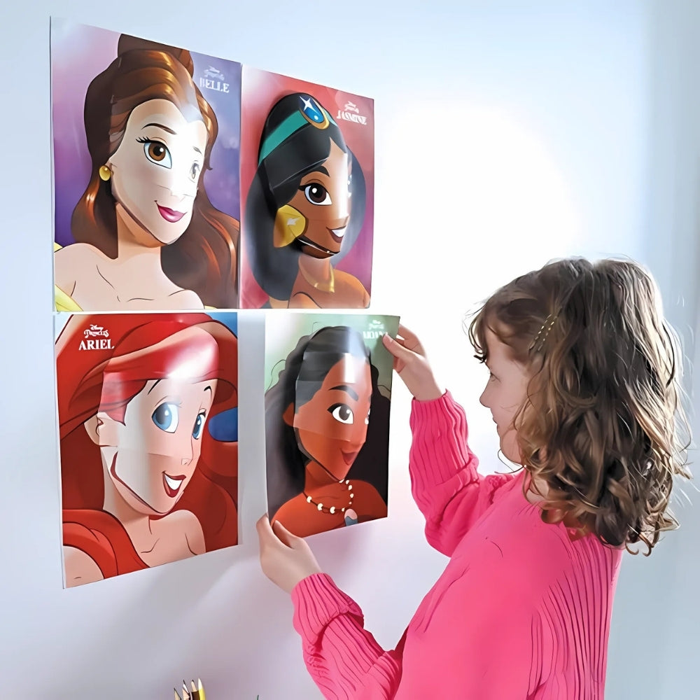 Disney Princess 3D Posters Build Your Own Craft Pack