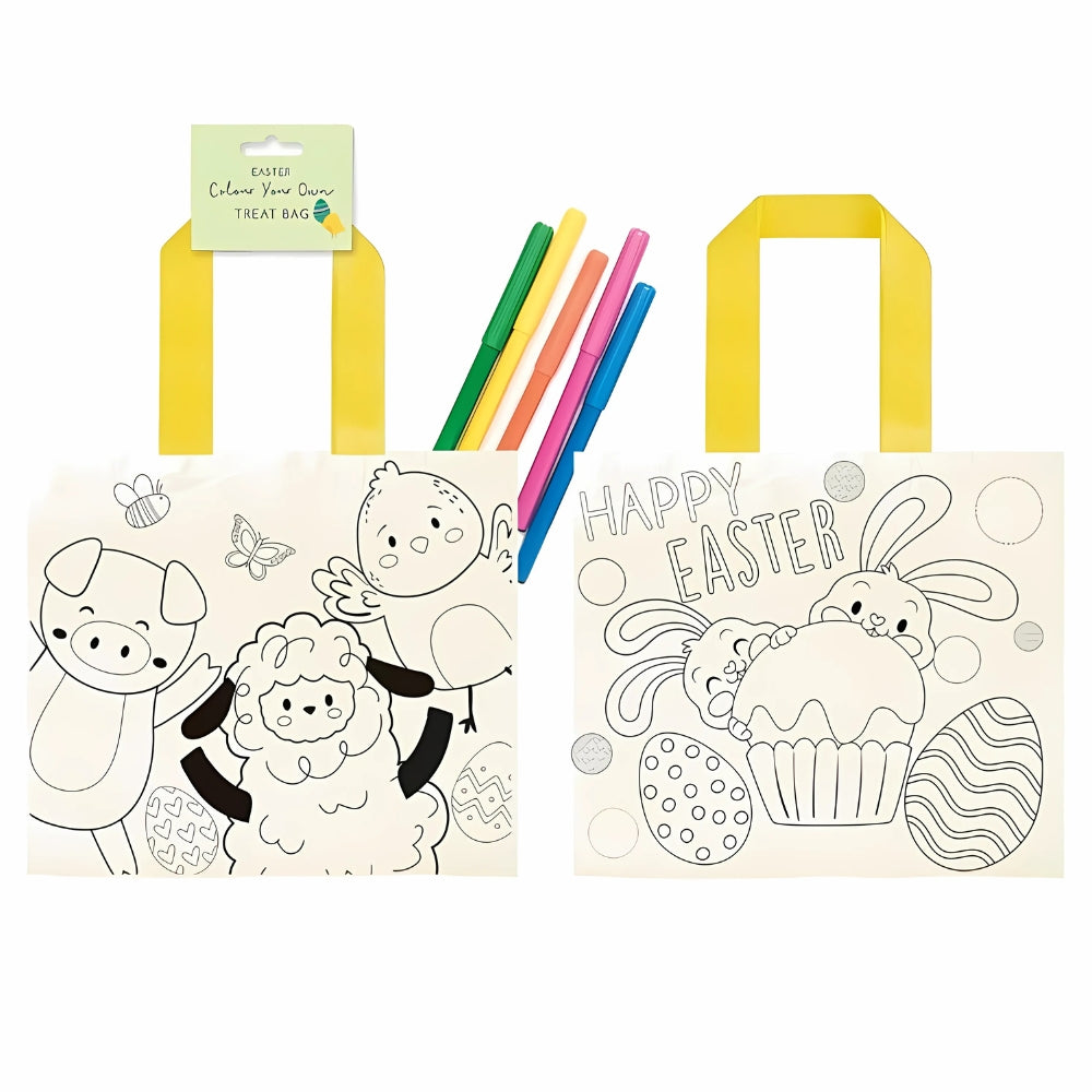 Easter Colour Your Own Canvas Treat Bag