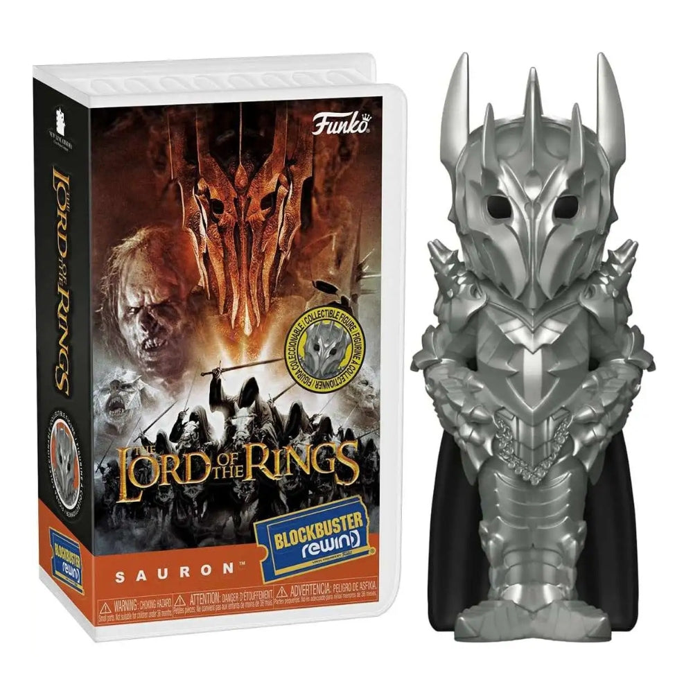 Funko Rewind Lord Of The Rings Sauron Collectible Vinyl Figure In VHS Case