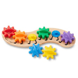 Melissa & Doug Rainbow Caterpillar Gear Spin Classic Toy