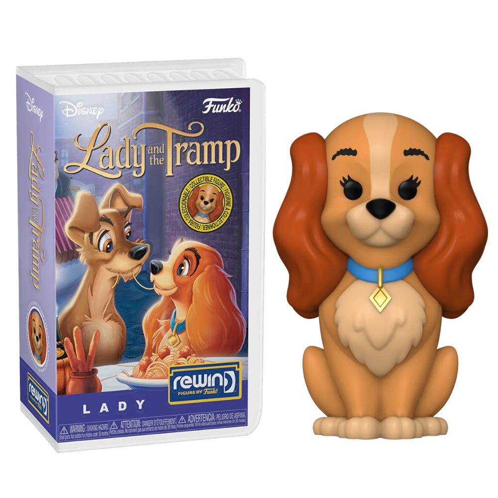 Funko Rewind Disney Lady & The Tramp Lady Collectible Vinyl Figure In VHS Case