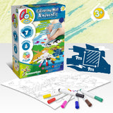 Science4You Animals Washable Colouring Mat With Markers Playset