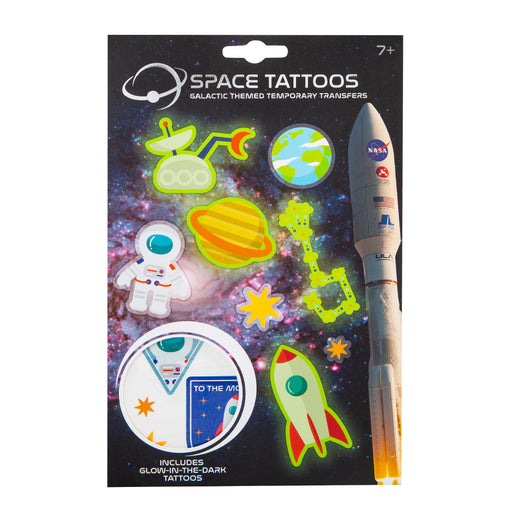 NASA Space Tattoos Galactic Temporary Tattoo Pack
