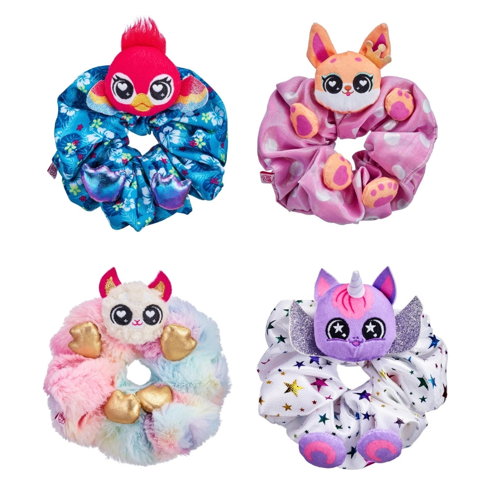 ScrunchMiez Giantz Shimmer Series Transforming Scrunchie Animal Bobble