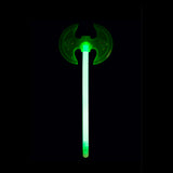 Halloween Party Hi-Glow Light Up Green Axe